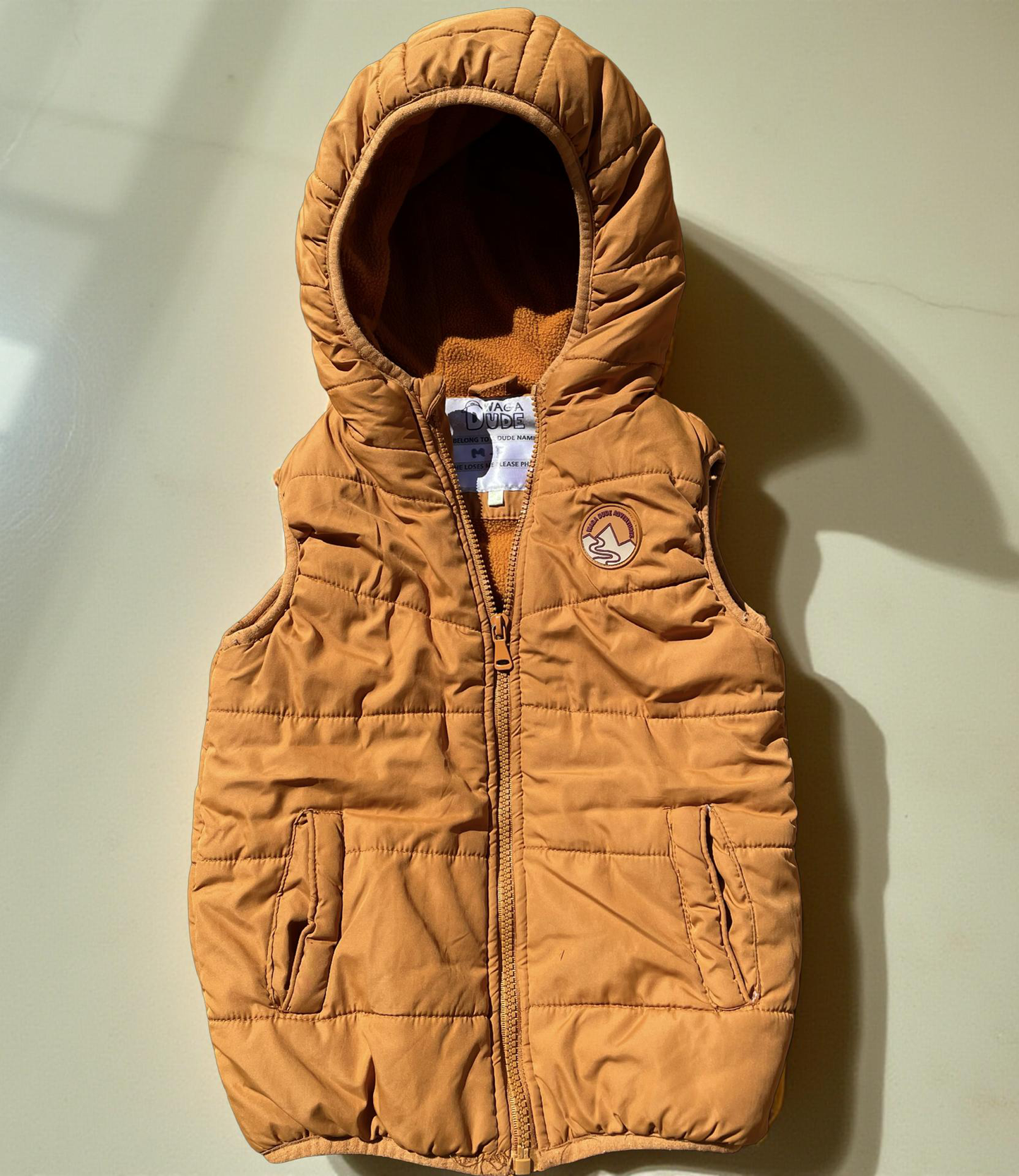 Kids Waga Dude Sleeveless Puff Jacket