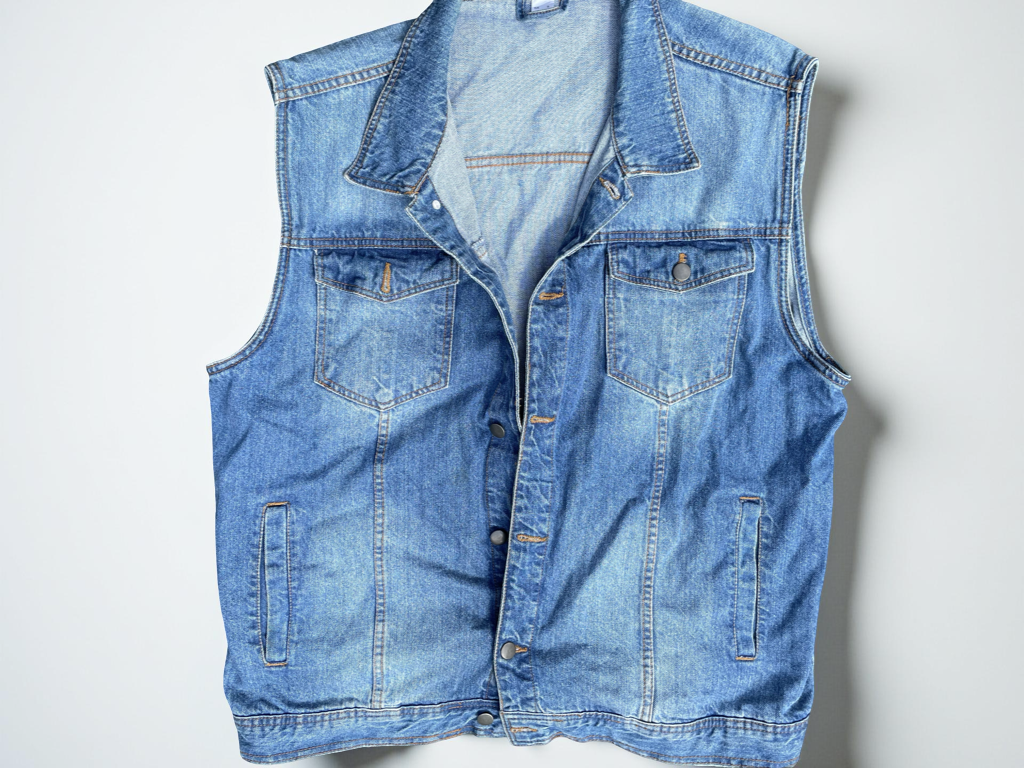 Denim Sleeveless Jacket